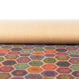 Vibrant Bohemian Medallion Cork Fabric Design Cof-487 Cork Fabric