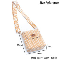 Dimensions of cork leather crossbody bag